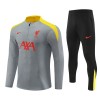 Liverpool Trainings Sweatshirt Quarter-zip 2024-25 Grijze - Kids